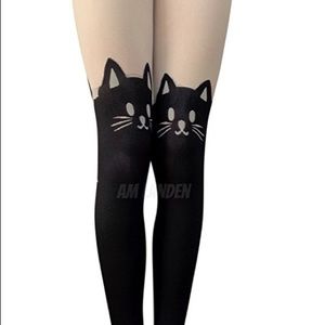 Japanese style cat stockings